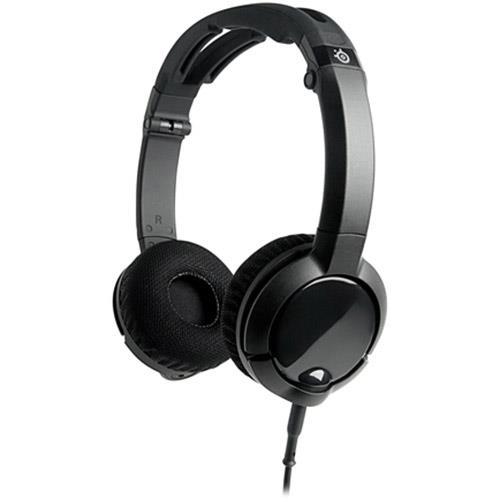 TECNOSHOP Cuffie a padiglione Steel Series Flux 61278 con microfono nero
